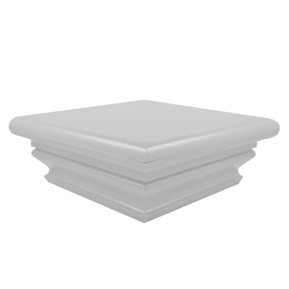 White vinyl Federation post cap