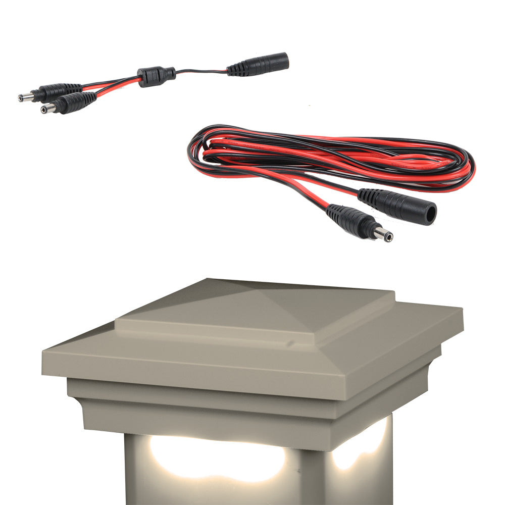Khaki vinyl Cape May downward low voltage LED expansion pack