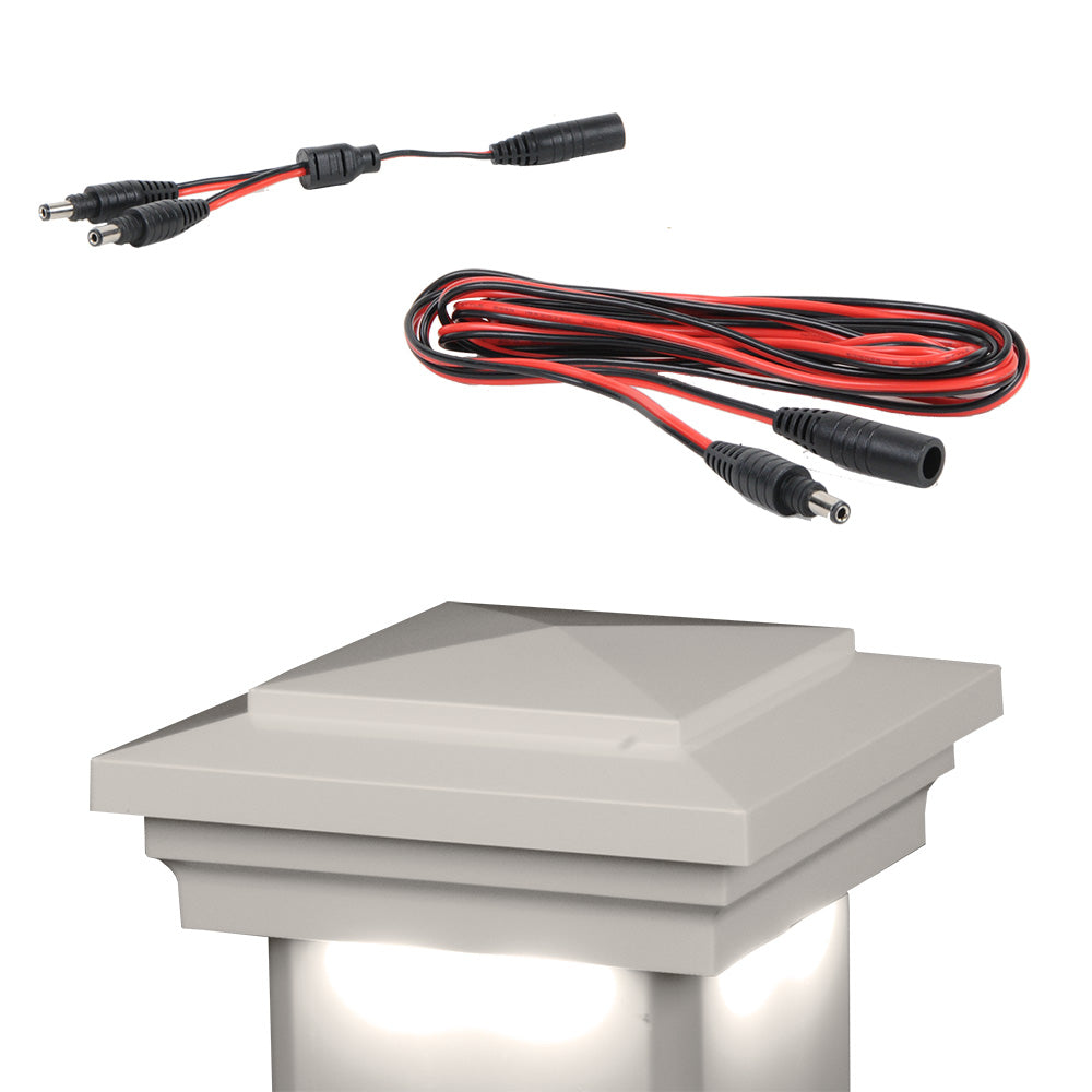 Tan vinyl Cape May downward low voltage LED expansion pack