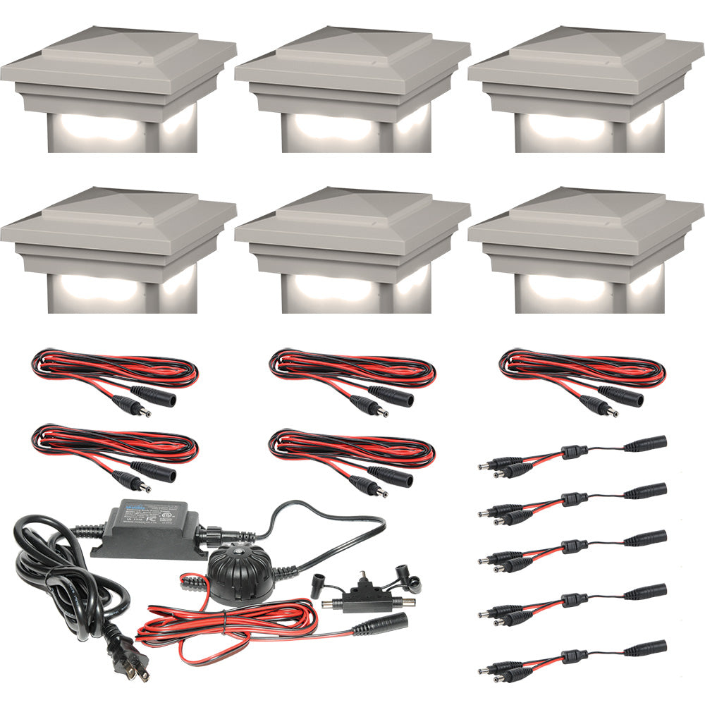 Khaki vinyl Cape May Downward Low Voltage LED Starter Kit