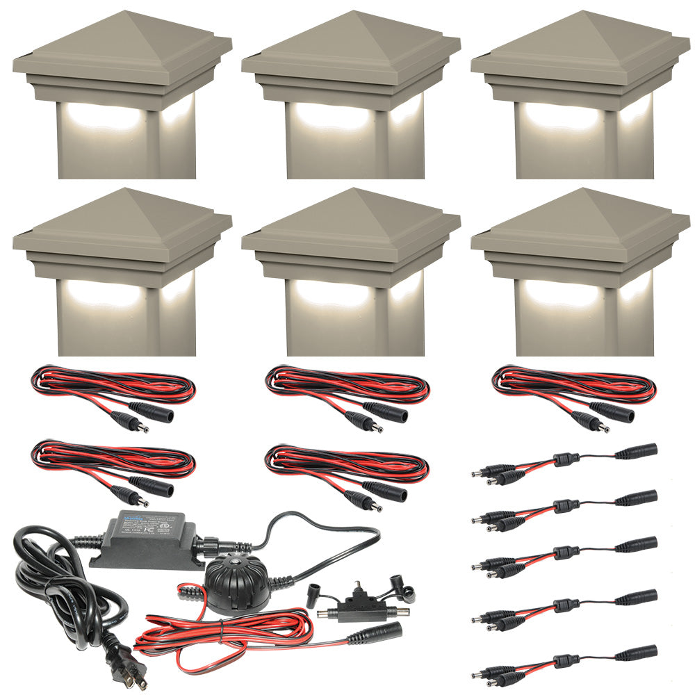 Khaki vinyl Haven Downward Low Voltage LED Starter Kit