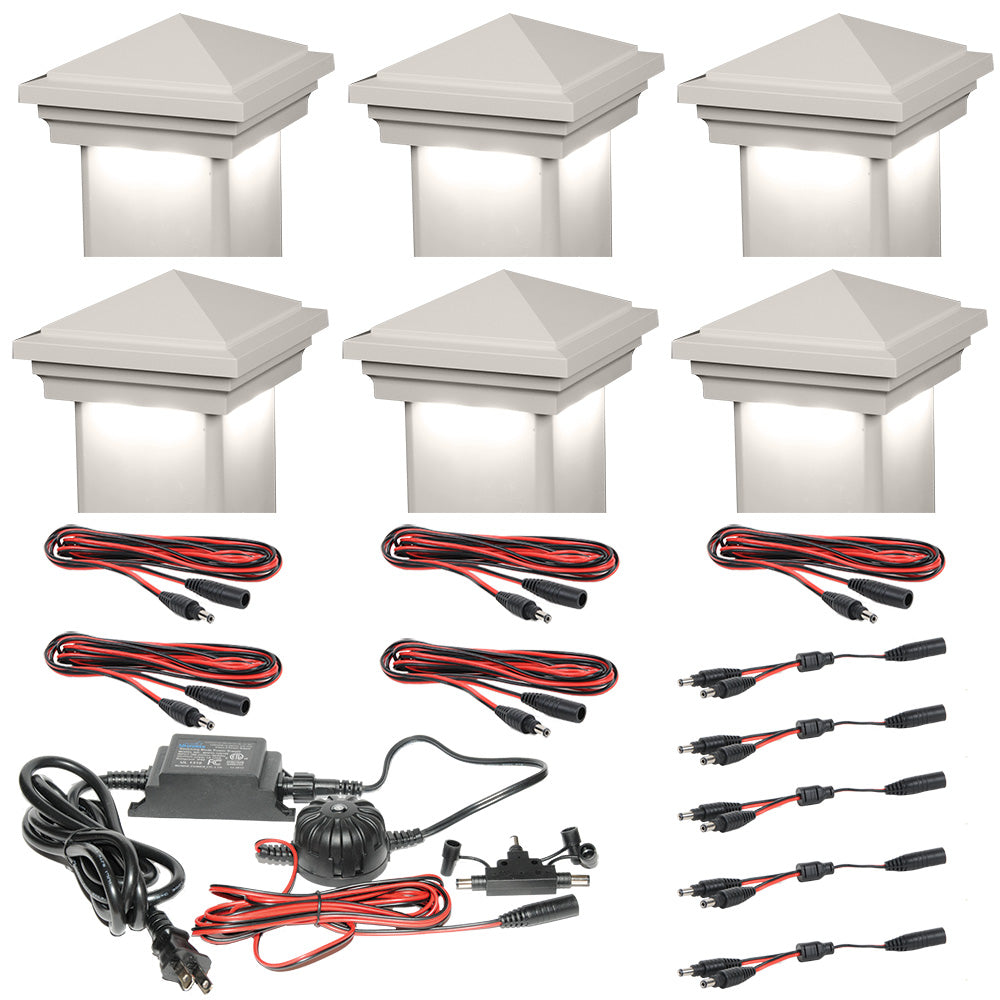 Tan vinyl Haven Downward Low Voltage LED Starter Kit