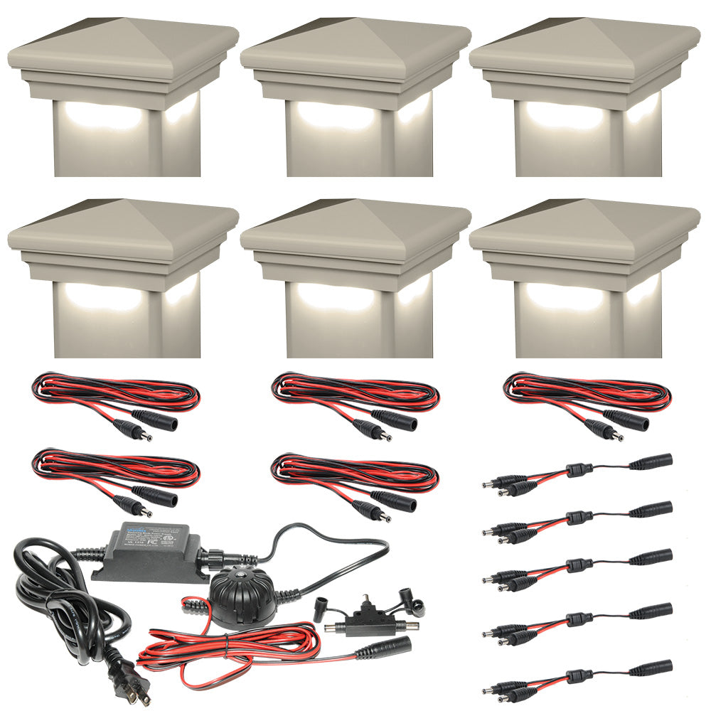 Khaki vinyl Neptune Downward low voltage LED starter kit