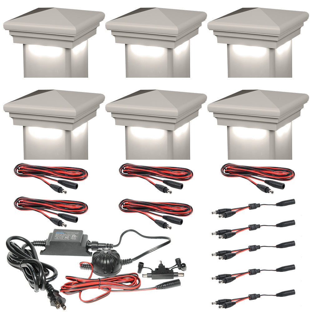 Tan vinyl Neptune Downward low voltage LED starter kit