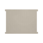Khaki Savannah vinyl privacy fence stock image
