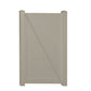 Khaki Savannah vinyl privacy fencing gate stock image