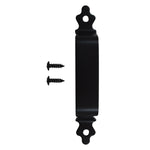 black aluminum gate handle