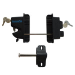 X2 Polymer gate latch stock image