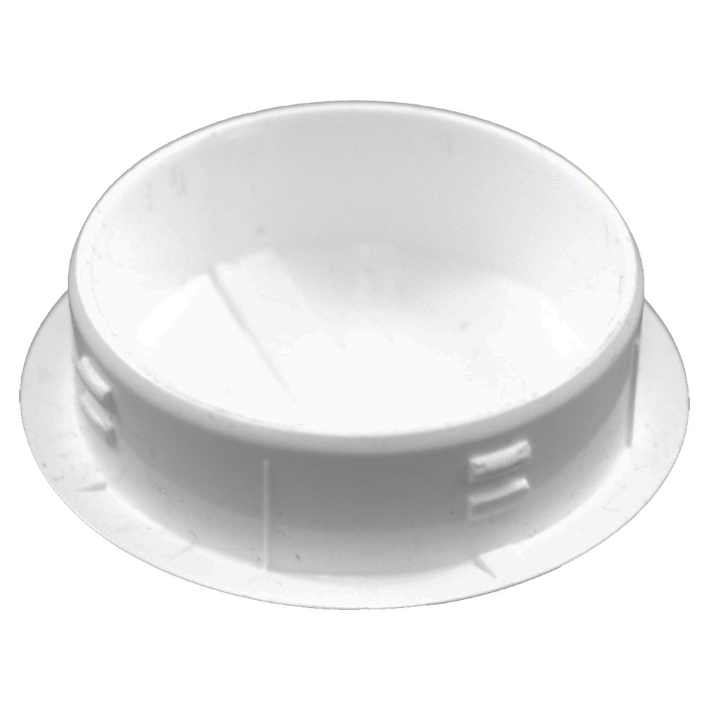 white vinyl hole plug