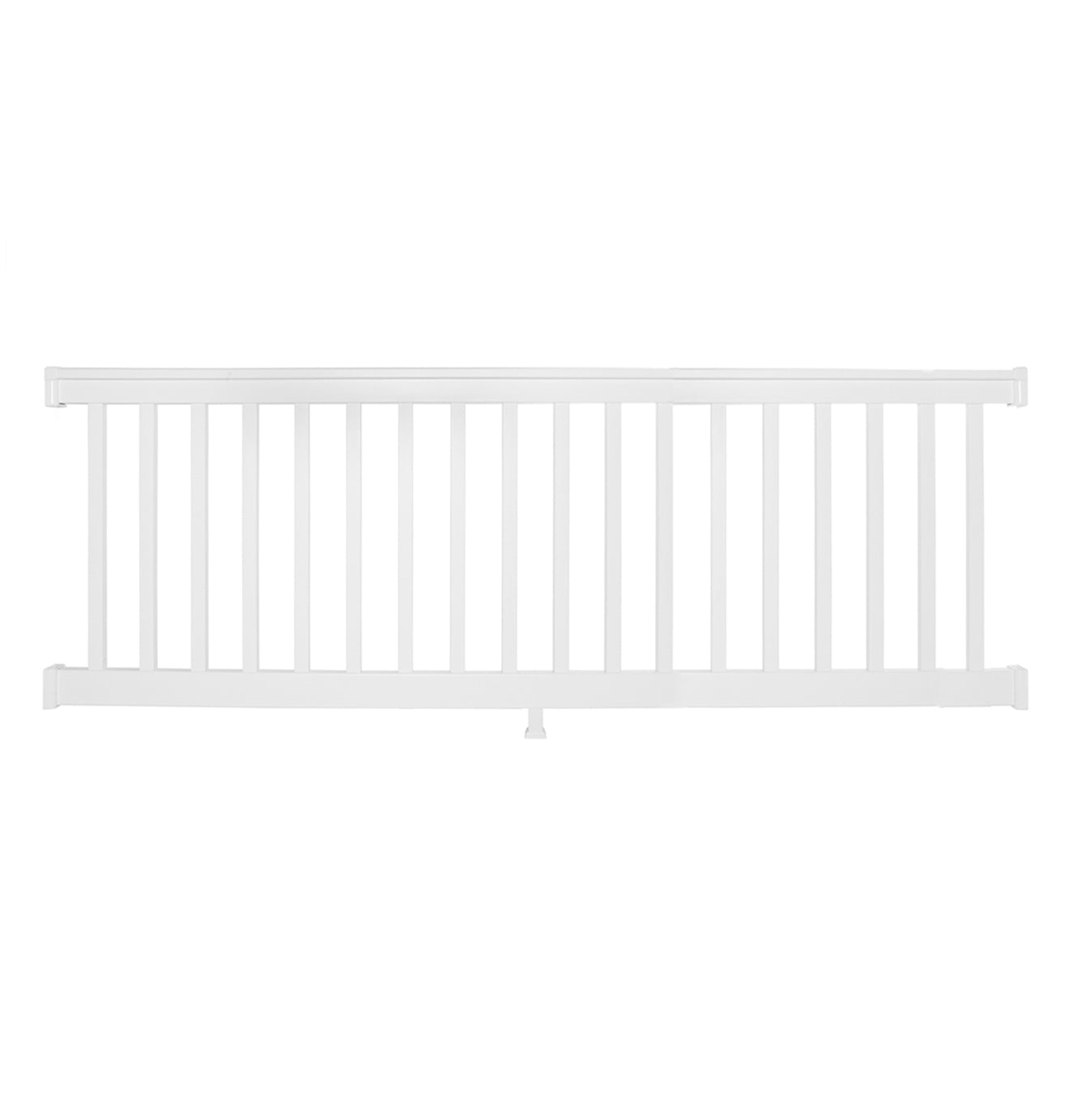 White Washington vinyl railing stock image