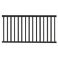 Stanford aluminum railing panel stock image
