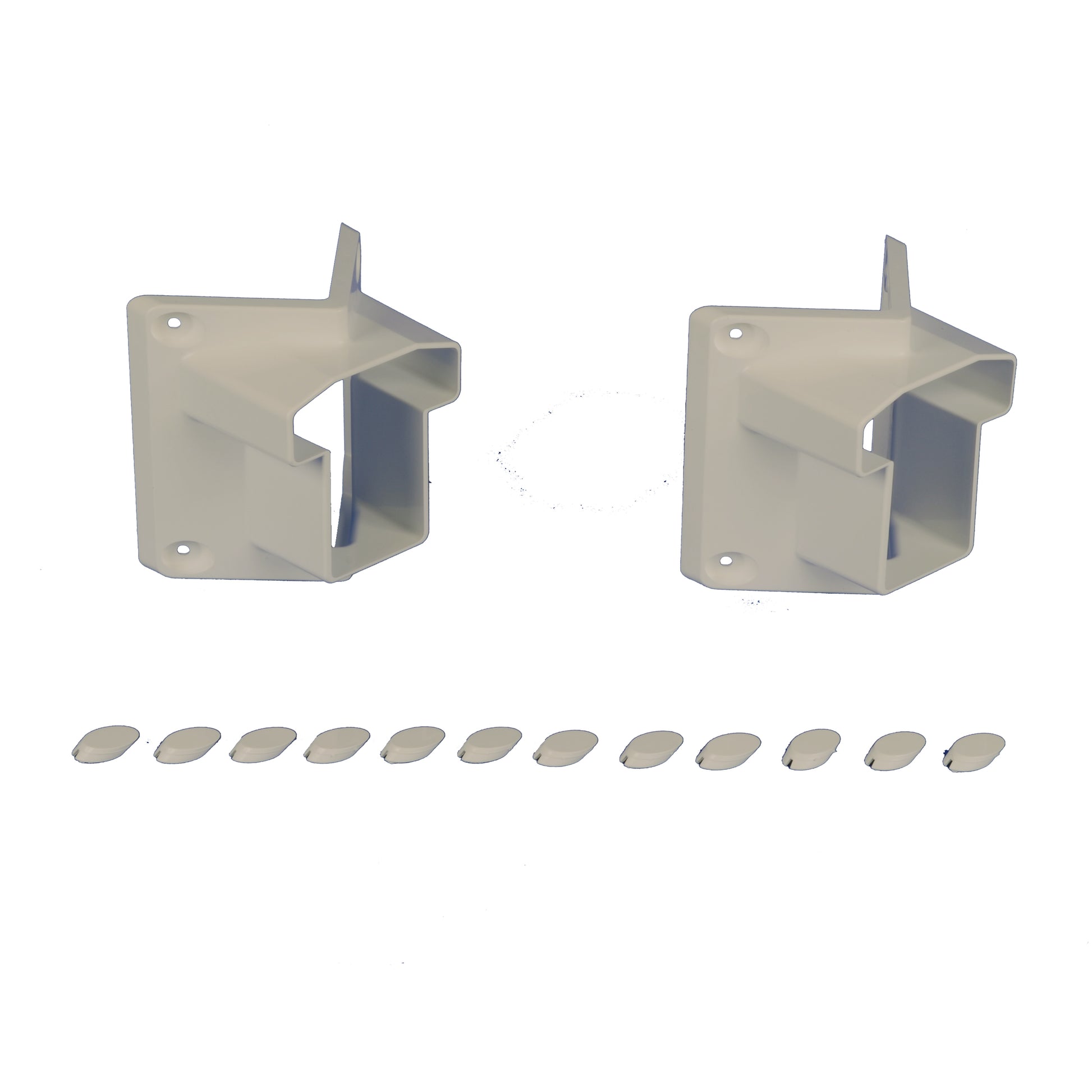 Khaki vinyl 45 degree bracket adapter