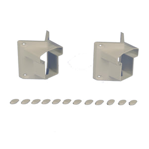 Khaki vinyl 45 degree bracket adapter