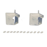 Tan vinyl 45 degree bracket adapter