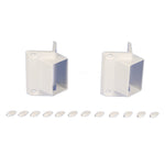 White vinyl 45 degree 2x3.5 adapter