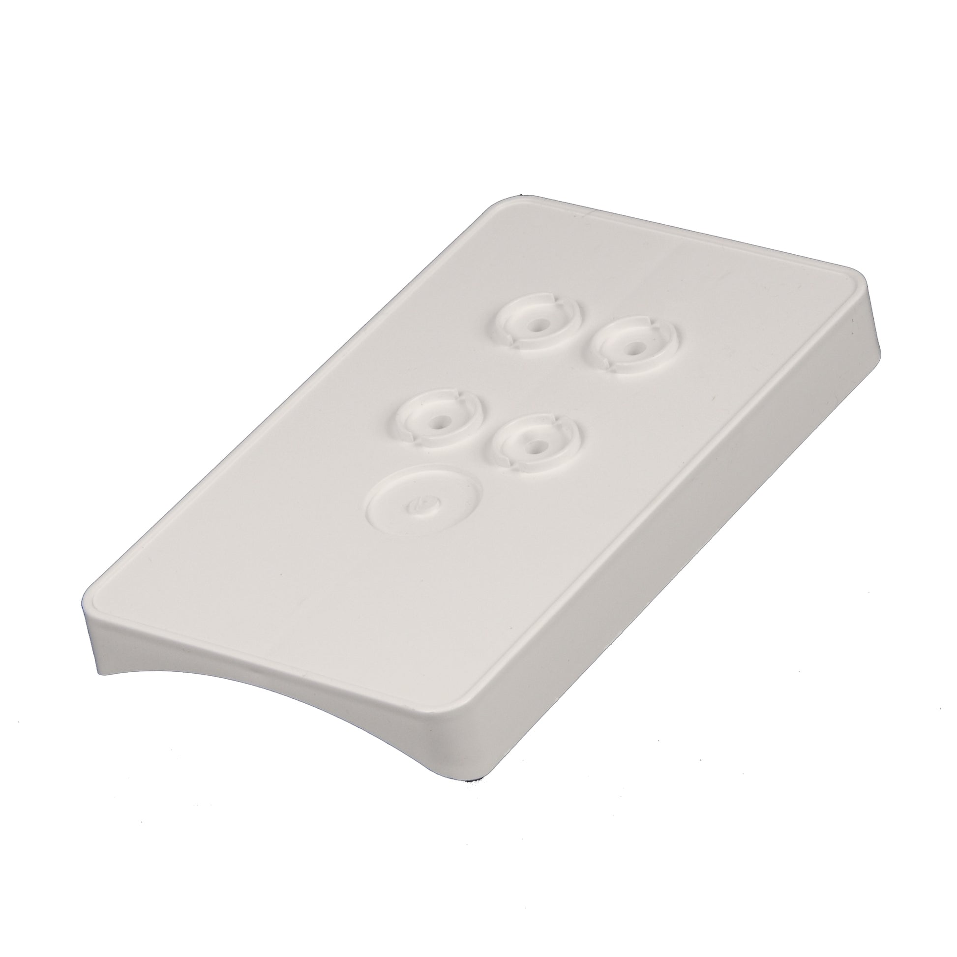 tan vinyl 8 column stair adapter stock image