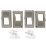 Classic Khaki Vinyl Stair Railing bracket kit