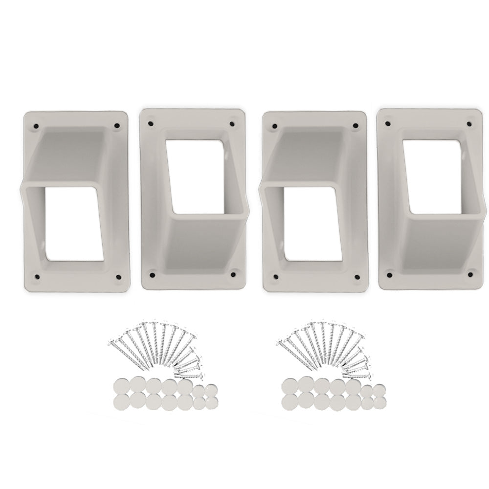 Tan Vinyl Classic Stair Railing bracket kit