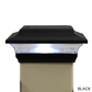 Black Imperial LED post cap