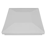 White aluminum Ornamental post cap
