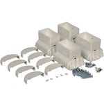 Khaki vinyl classic horizontal railing bracket kit