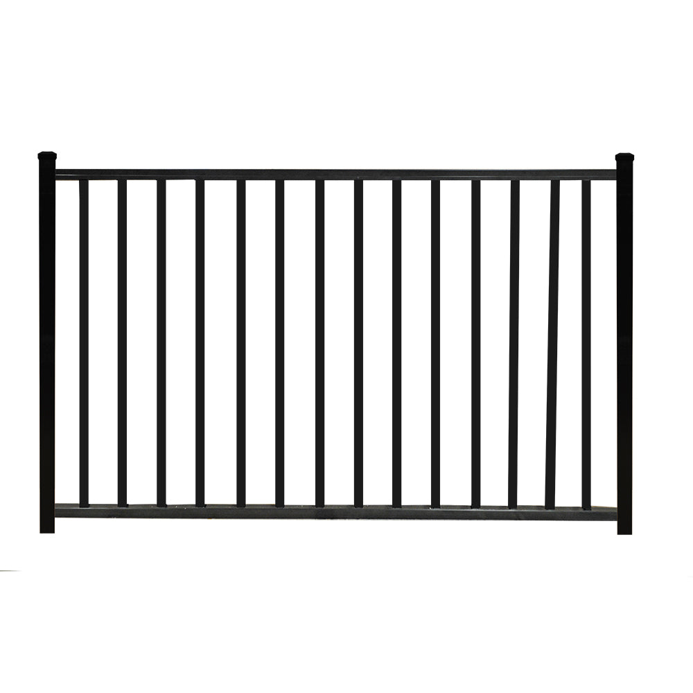 Atlantic aluminum fencing gate stock image