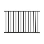Atlantic aluminum fencing panel stock image