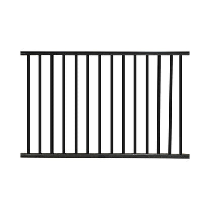 Atlantic aluminum fencing panel stock image