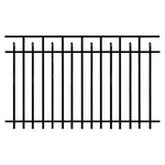 Toledo aluminum fencing panel stock image