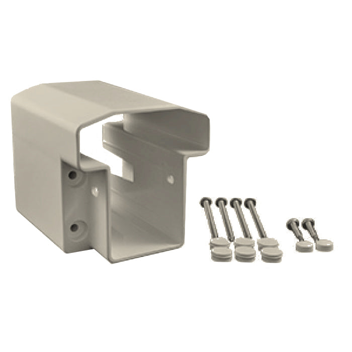 Khaki vinyl T-Rail field cut bracket