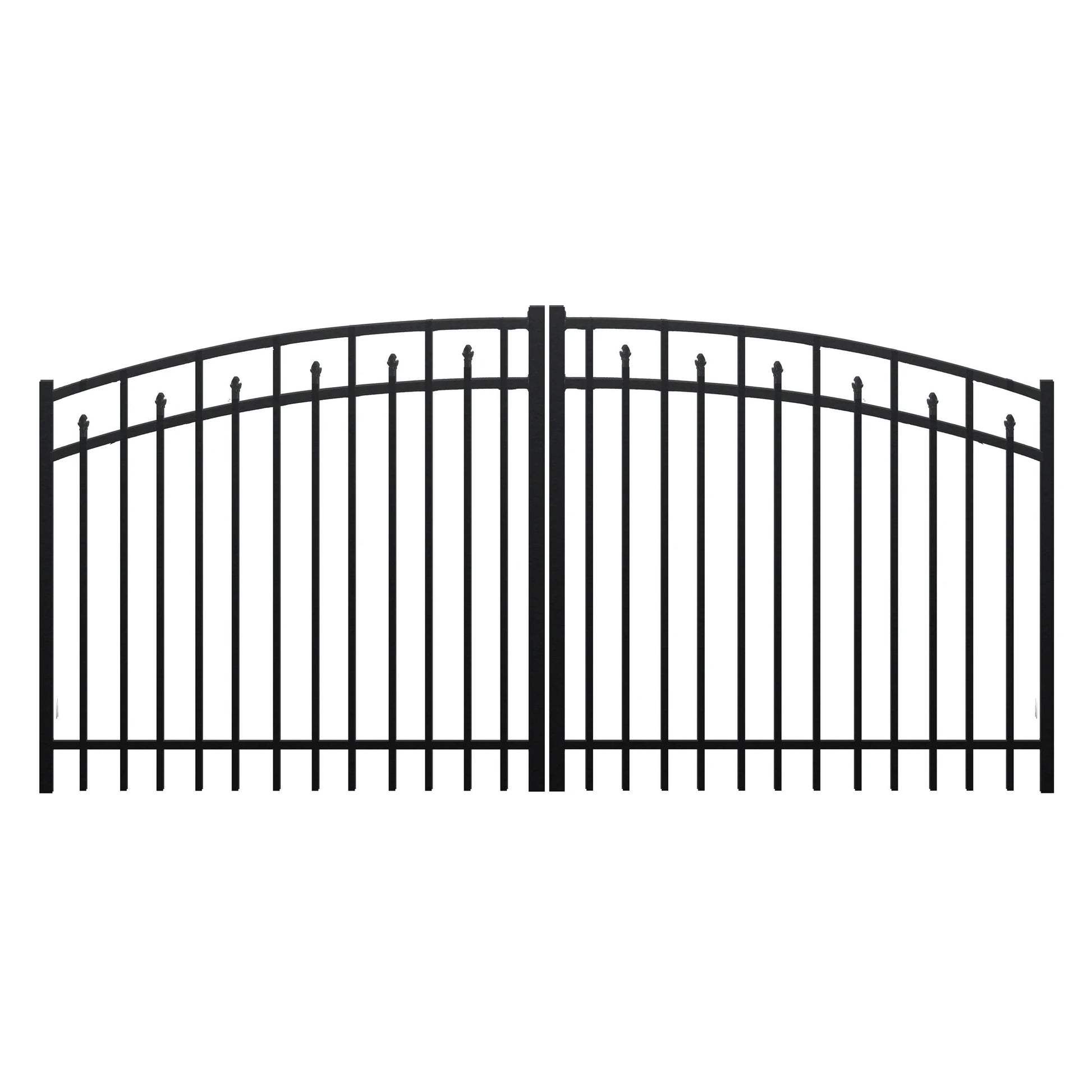 toledo arched gate stock image