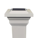 Tan vinyl Regal Solar LED post cap