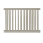 Khaki Sarasota vinyl pool fence stock image