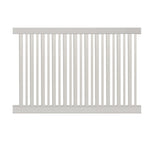 Tan Sarasota vinyl pool fence stock image