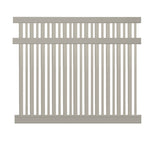 khaki vinyl pool fence