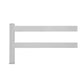 grey vinyl 2-rail horse fence stock image