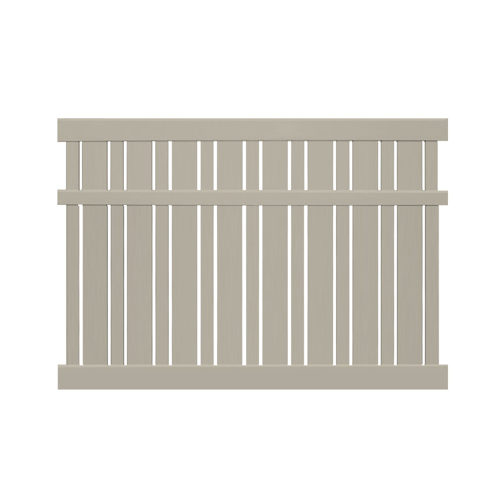 5' or 6' Alden Vinyl Semi-Privacy Fence | Weatherables
