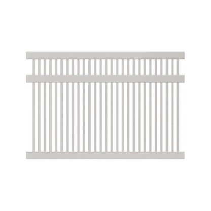tan vinyl pool fence panel