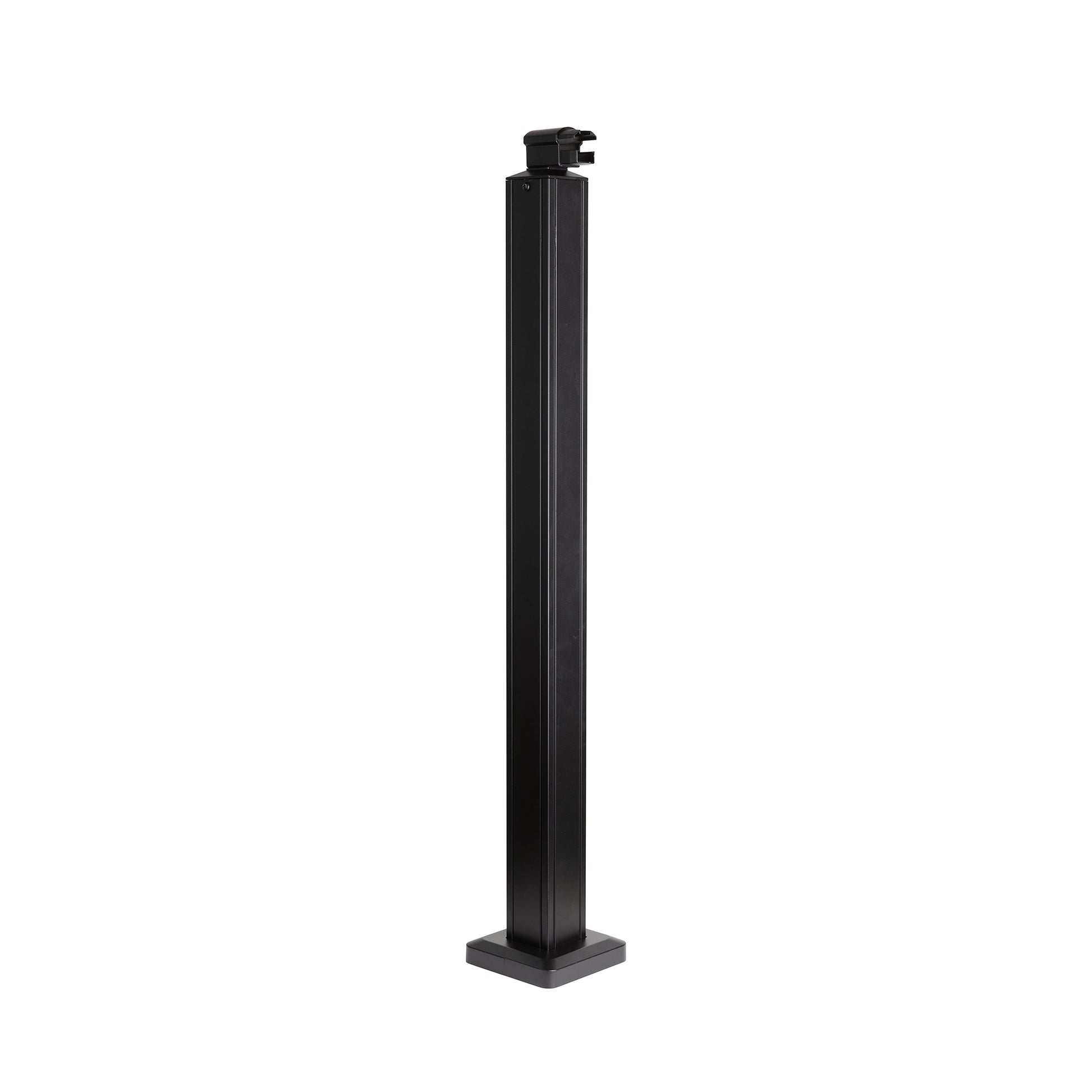 aluminum railing crossover end post