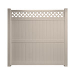 tan vinyl privacy panel
