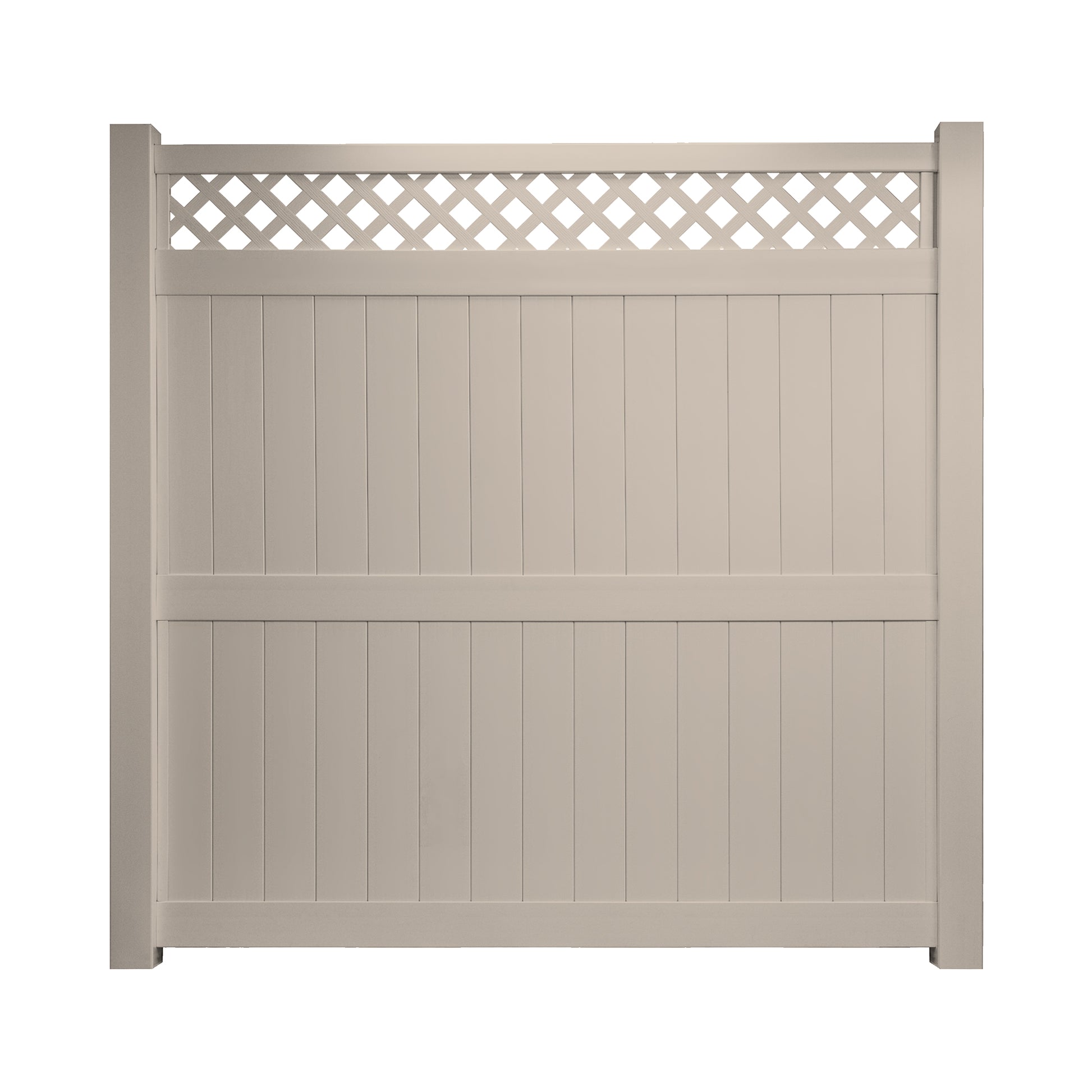 tan vinyl privacy panel