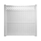 white vinyl privacy panel