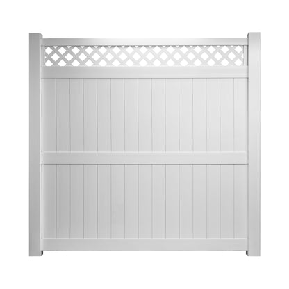 white vinyl privacy panel