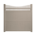 khaki vinyl privacy panel