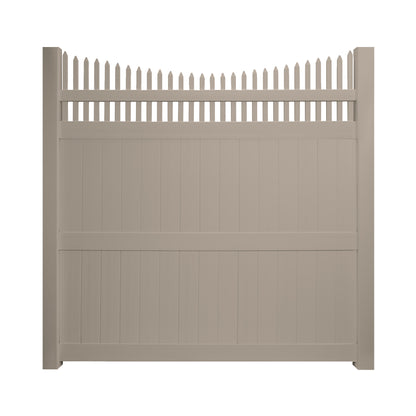 khaki vinyl privacy panel