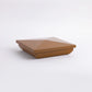 cedar woodgrain new england post cap stock image