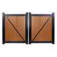 Savannah Privacy Fence Double Gate