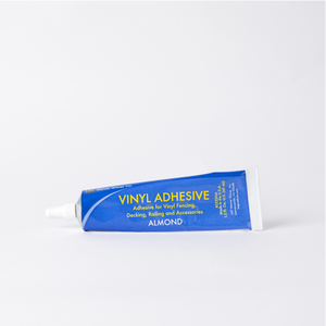 stock image of almond vinyl adhesive
