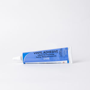 stock image of white vinyl adhesive