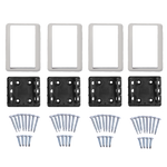 Khaki vinyl 2 piece bracket kit